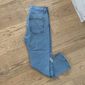 Agolde Riley crop distressed jeans size 29